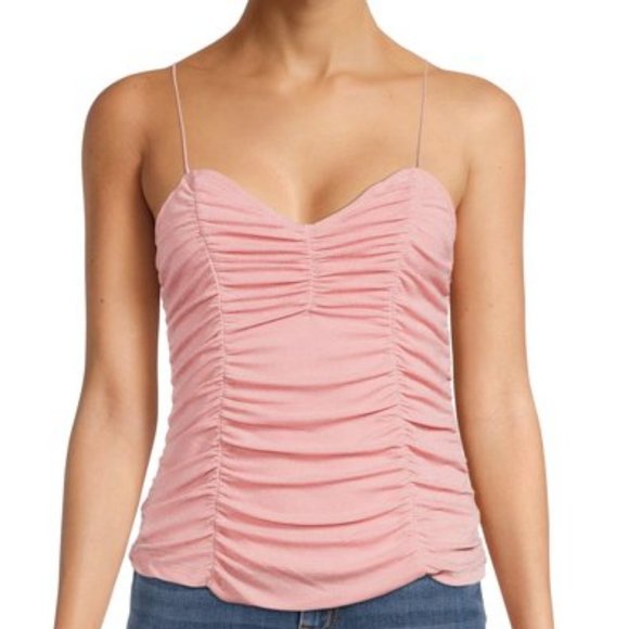 No Boundaries Tops - No Boundaries Juniors Sequin Tank Top Pink